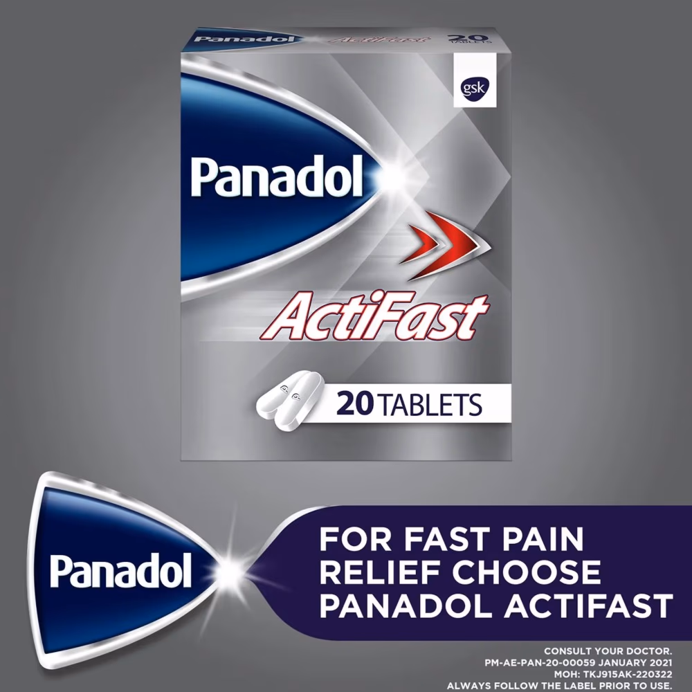 Panadol Actifast - 20 Tablets 3