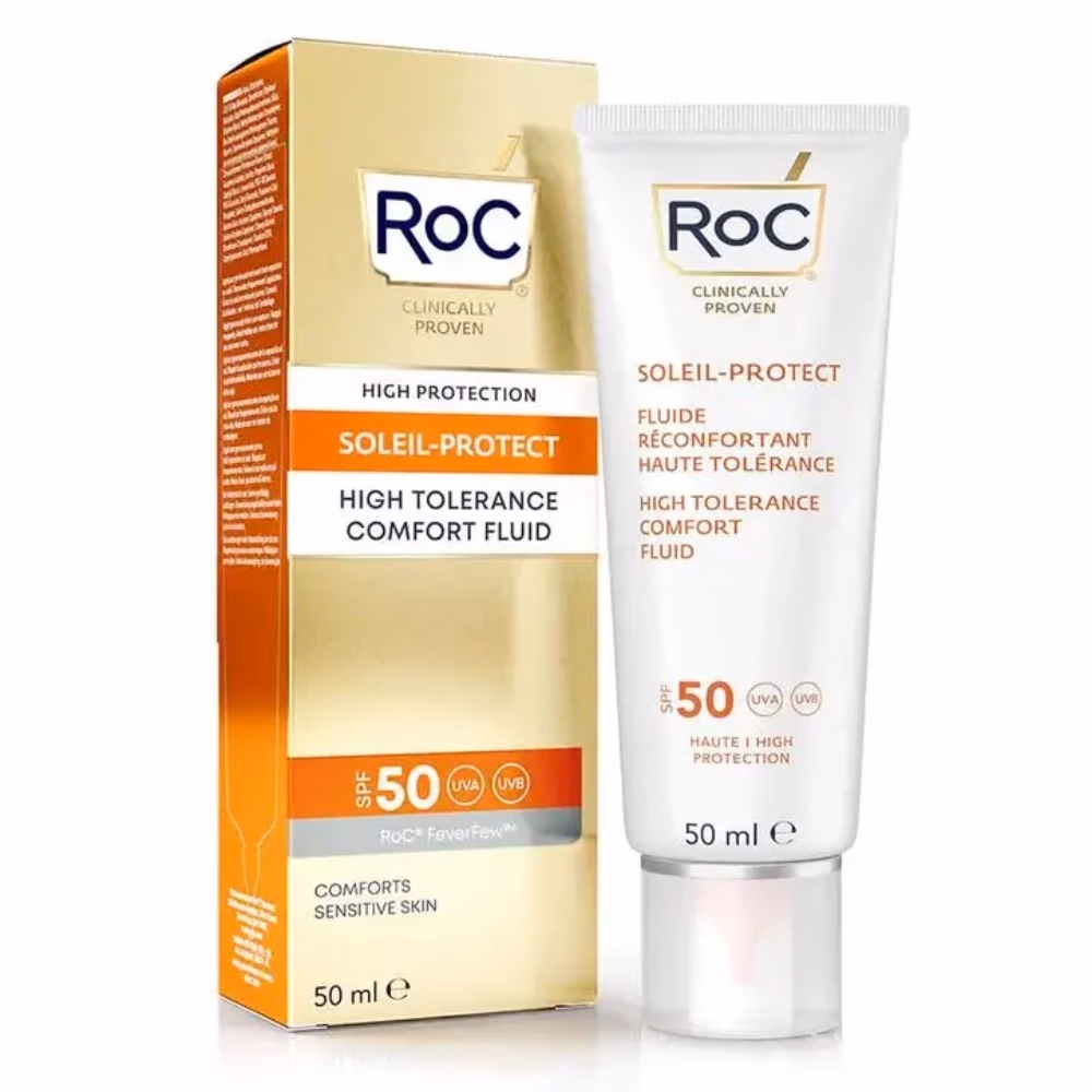 RoC SPF 50 High Tolerance Comfort Fluid Cream 50ml 1