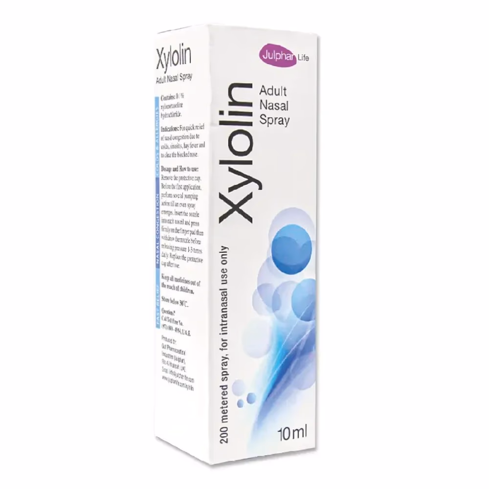 Xylolin 0.1% Nasal Spray Adult 10ml