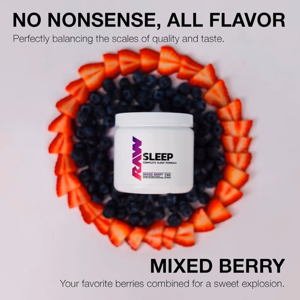 Raw Sleep 150Gm - Mixed Berry Flavor 2
