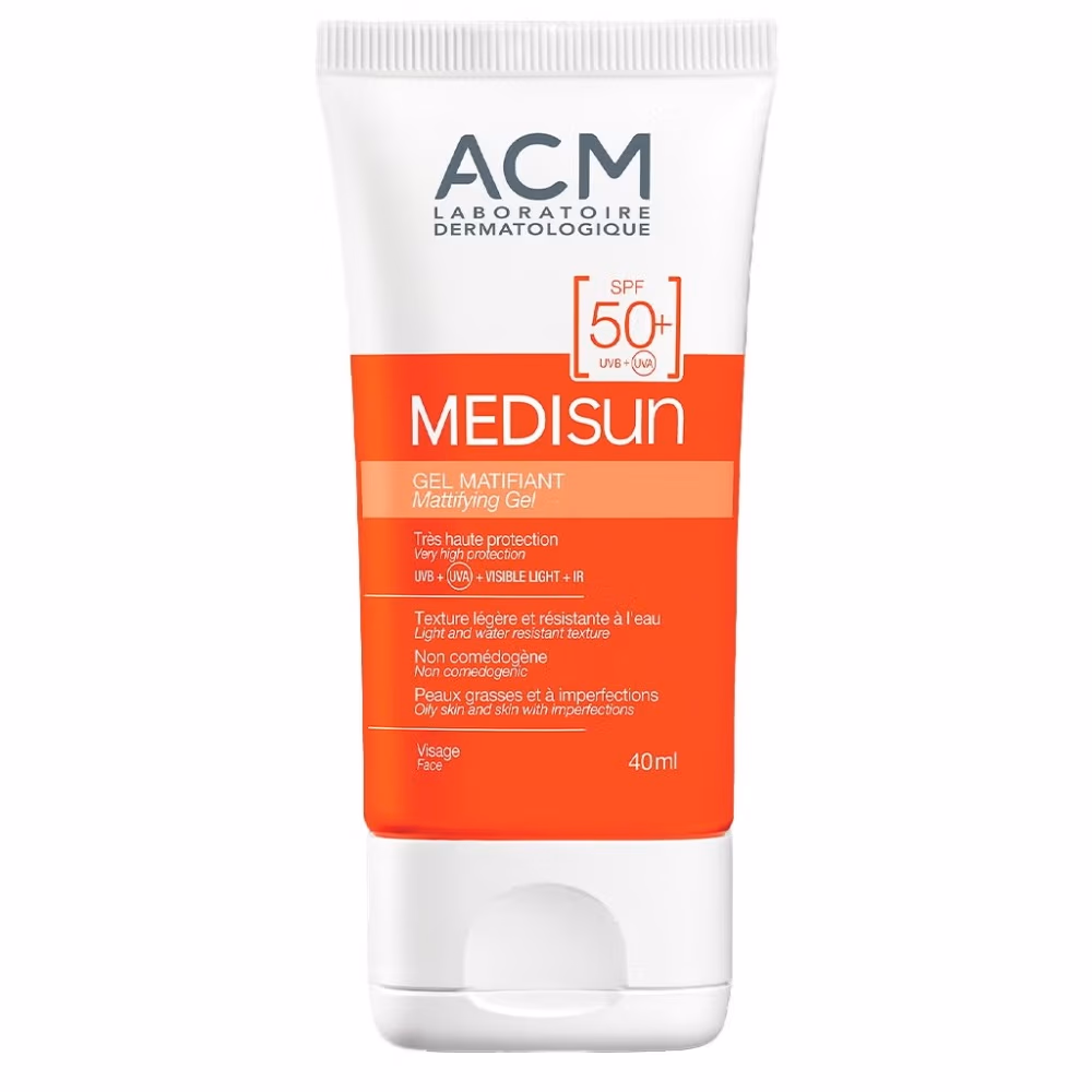 ACM Medisun SPF 50+ Mattifying Gel – 40ml | High Protection Sunscreen for Oily & Combination Skin