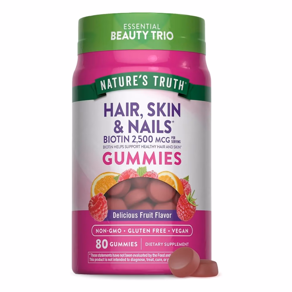 Natures Truth Gorgeous Hair Skin Nails - 80 Gummies 1
