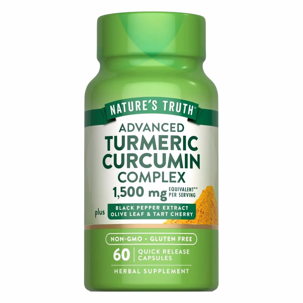 Natures Truth Turmeric Curcumin Complex 1500Mg - 60 Capsules