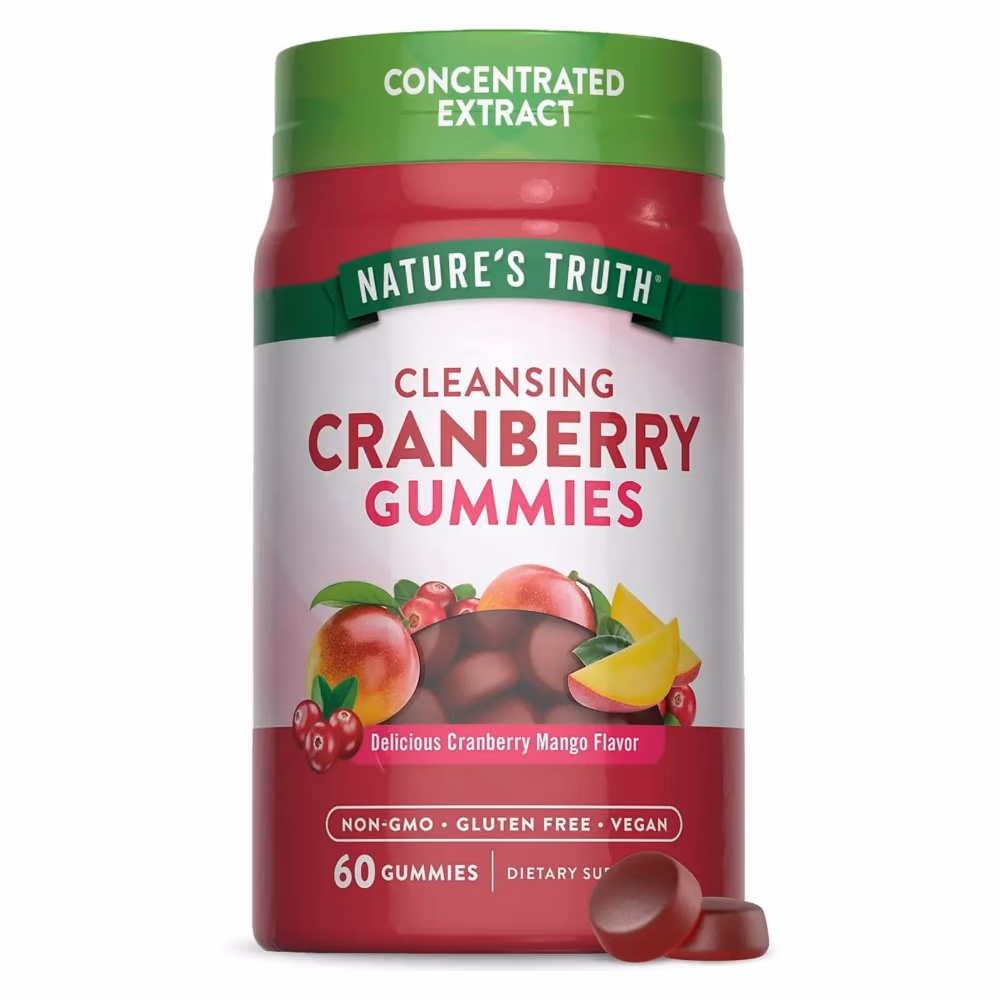 Natures Truth Cleansing Cranberry Gummies - 60 Gummies