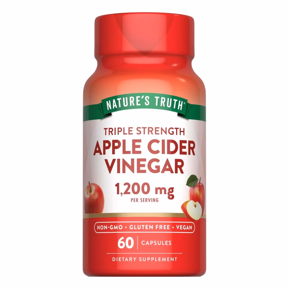 Natures Truth Apple Cider Vinegar 1200Mg - 60 Capsules 1