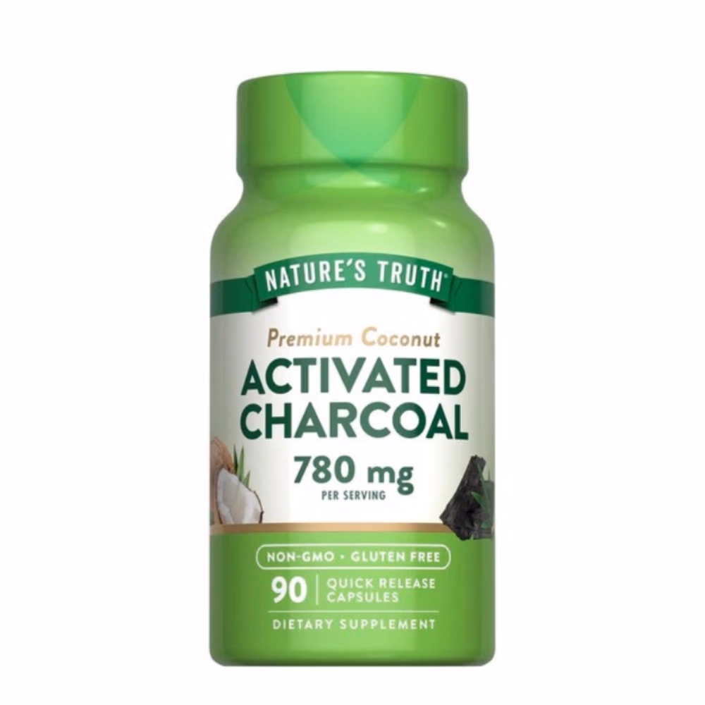 Nature's Truth Activated Charcoal 780mg 90 Caps