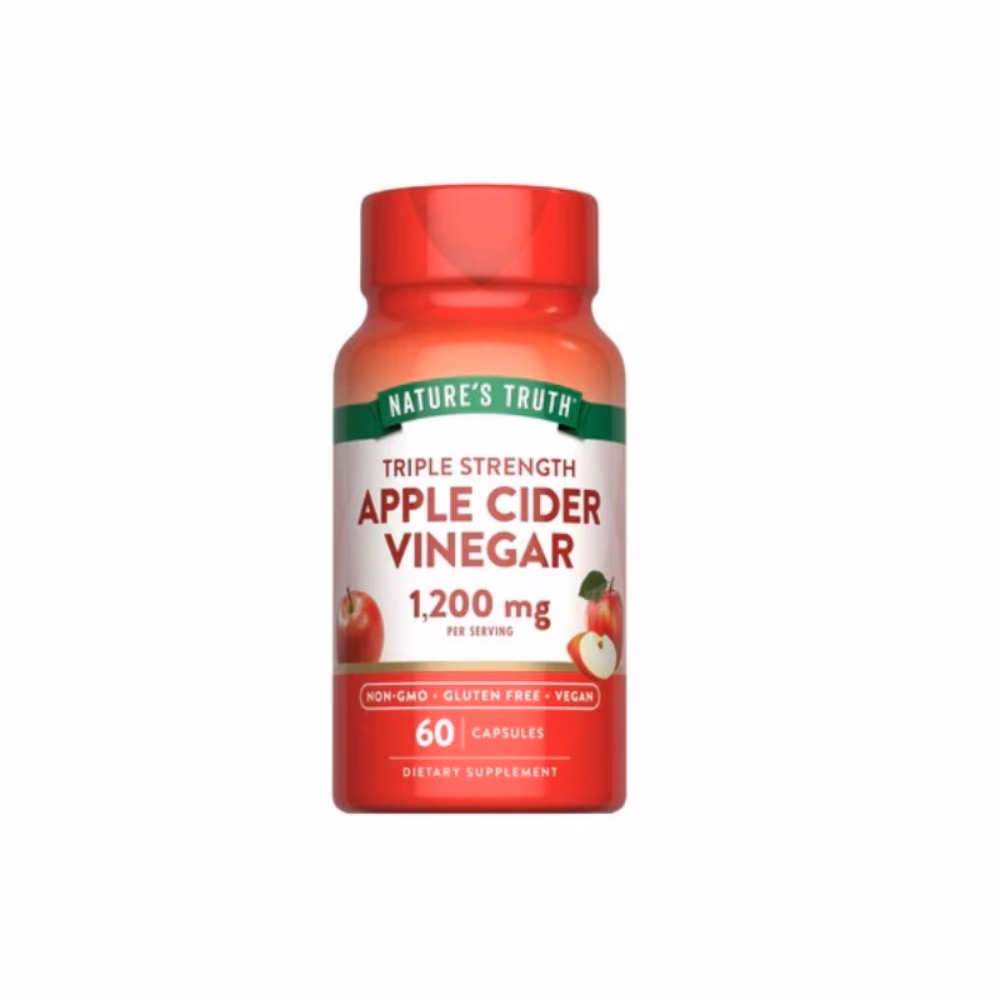 Nature's Truth Apple Cider Vinegar 1200mg 60 Caps 1