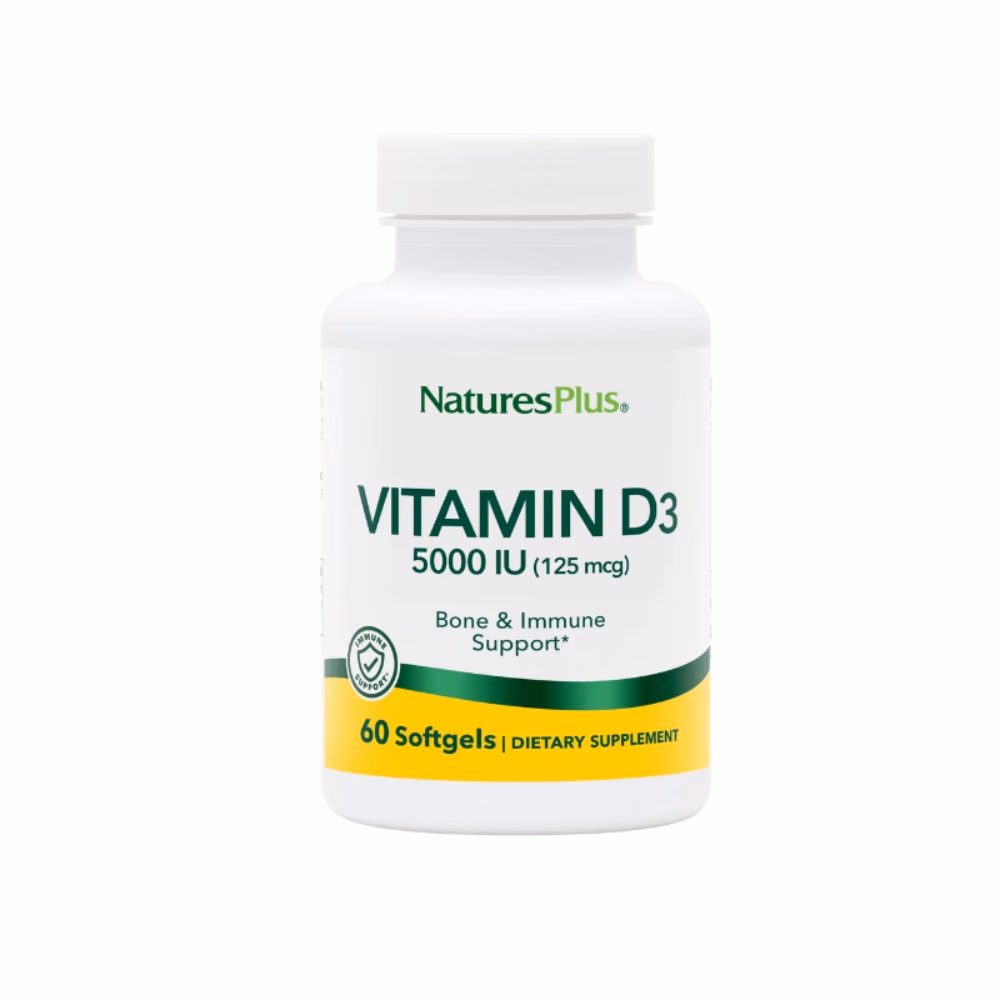 Nature's Plus Vitamin D3 5000IU 60 Softgels 1