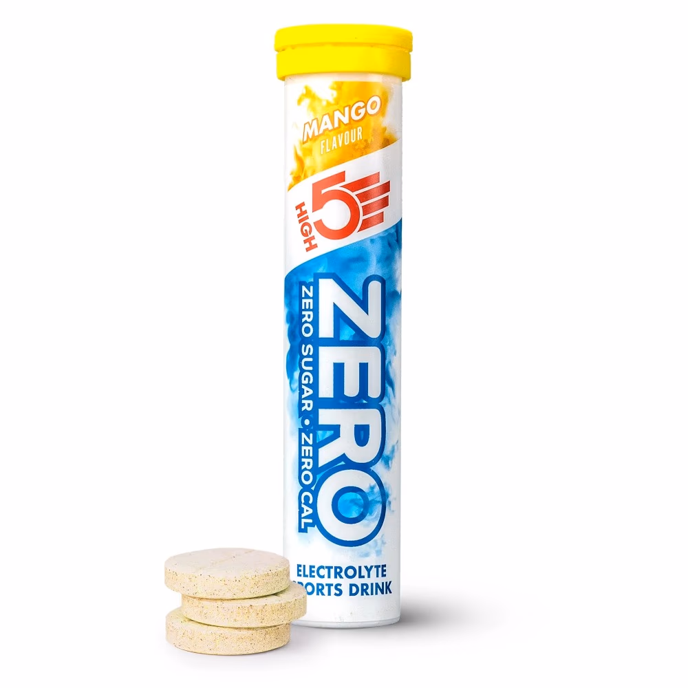 HIGH5 ZERO Electrolyte Drink Mango – 20 Effervescent Hydration Tablets 1