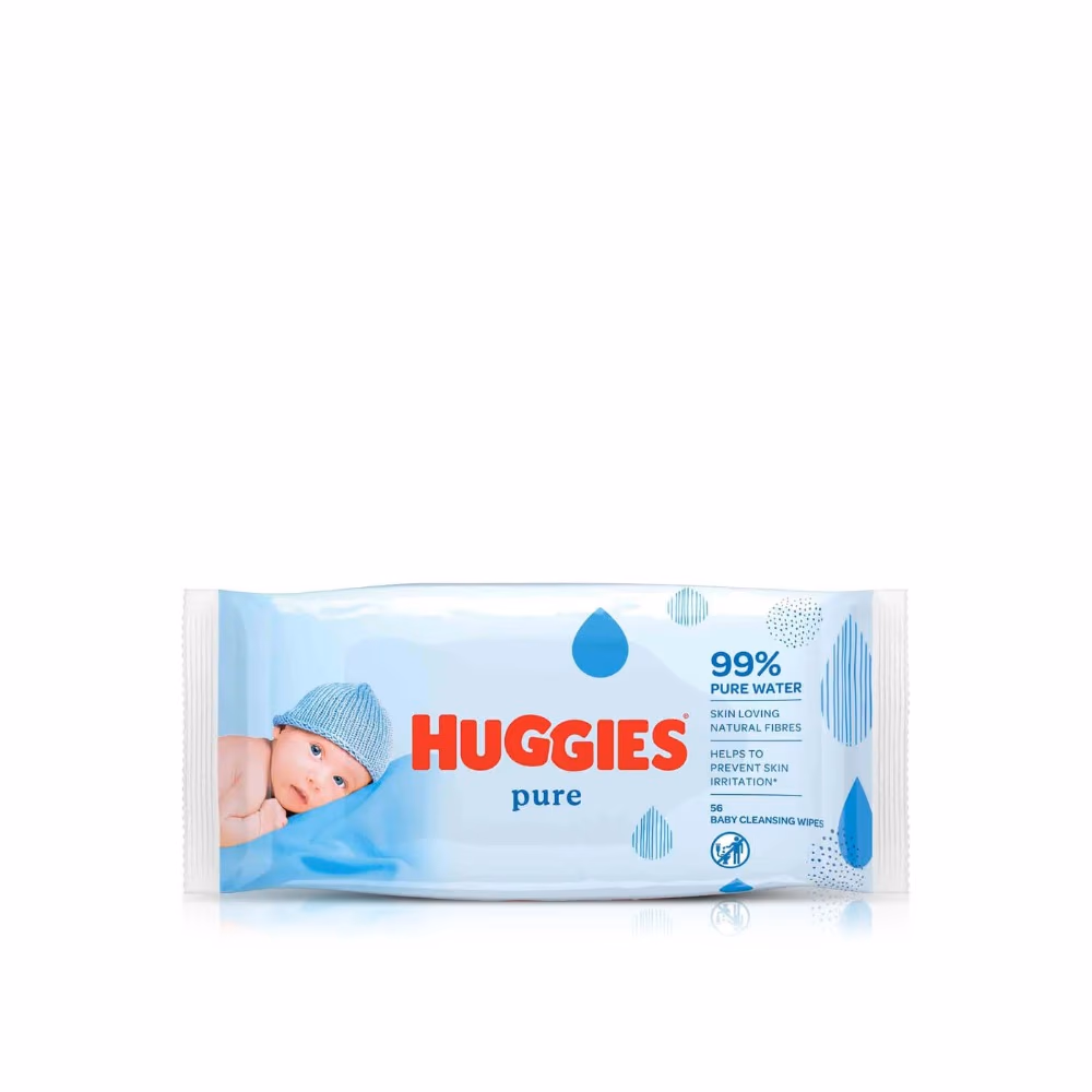 HUGGIES Baby Cleansing Wipes 56s