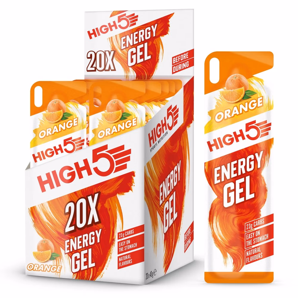 HIGH5 Energy Gel Orange 40g – Quick Energy for Running, Cycling And Endurance 1