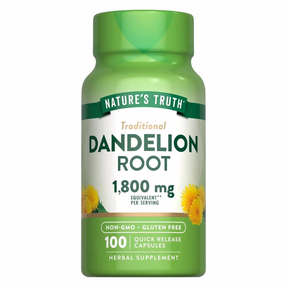 Natures Truth Dandelion Root 1800mg - 100 Capsules