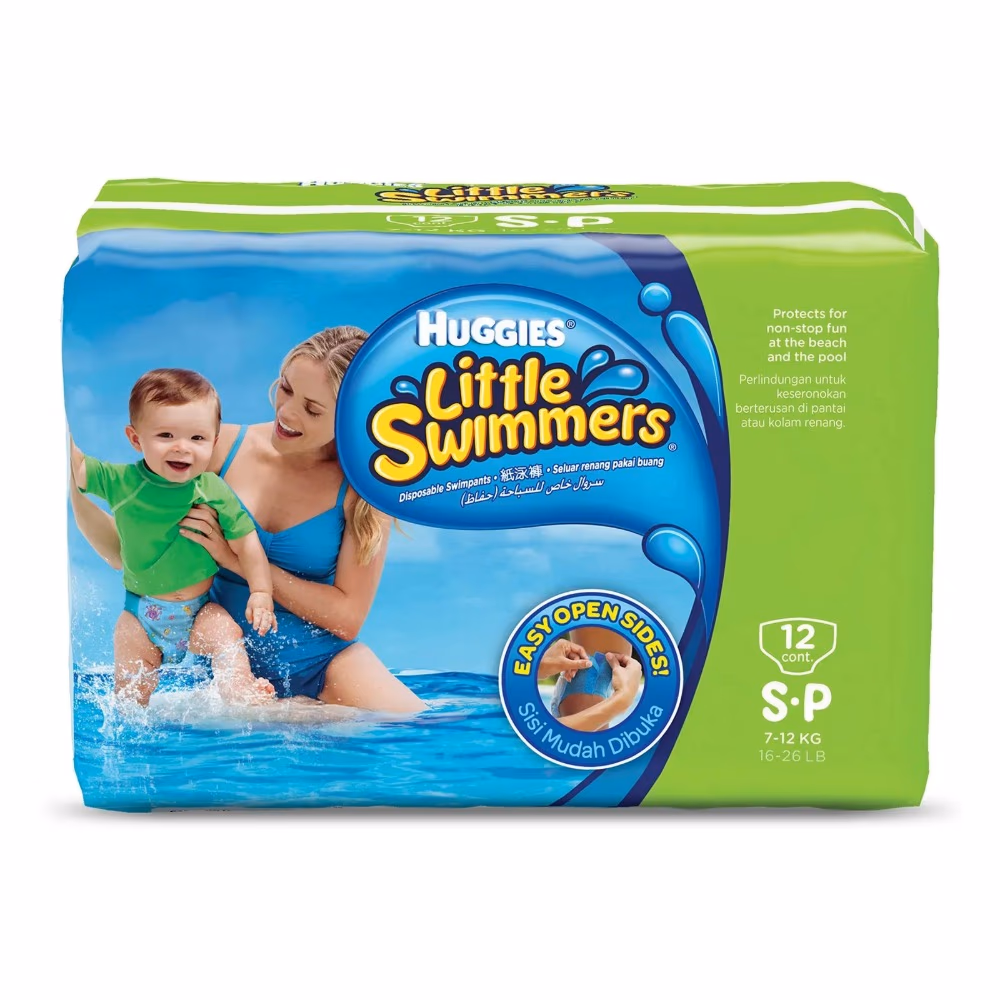 HUGGIES LITTLE SWIMMERS SMALL 7-12KG 12S