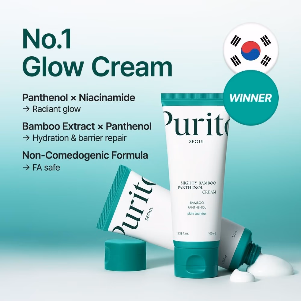Purito Mighty Bamboo Panthenol Cream 100ml 4