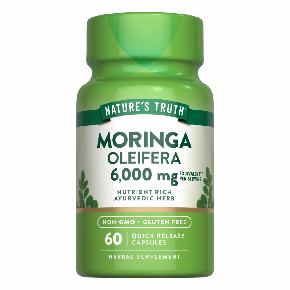 Natures Truth Moringa Oleifera 6000Mg - 60 Capsules 1
