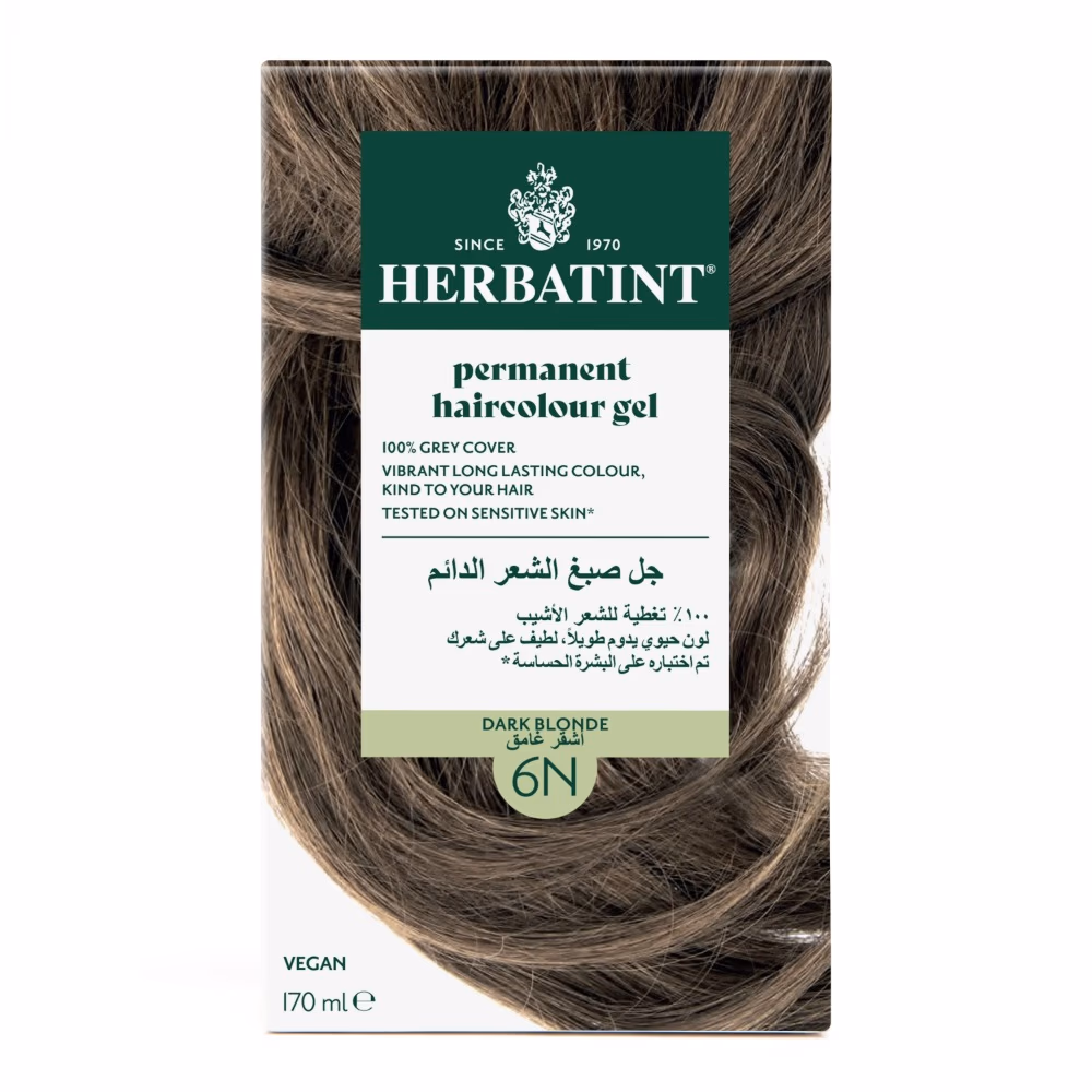 Herbatint Permanent Haircolor Gel 6N Dark Blonde