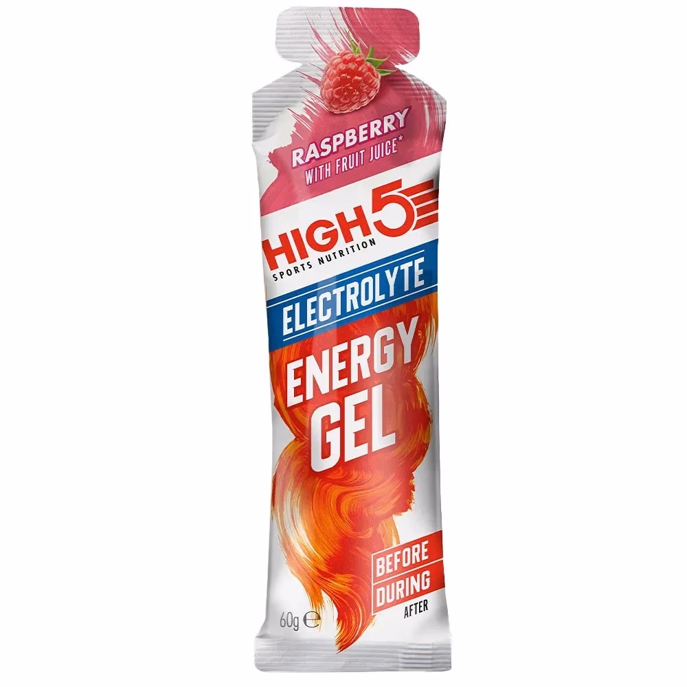 HIGH5 Energy Gel Raspberry 40g – Fast Energy for Running, Cycling And Endurance 1