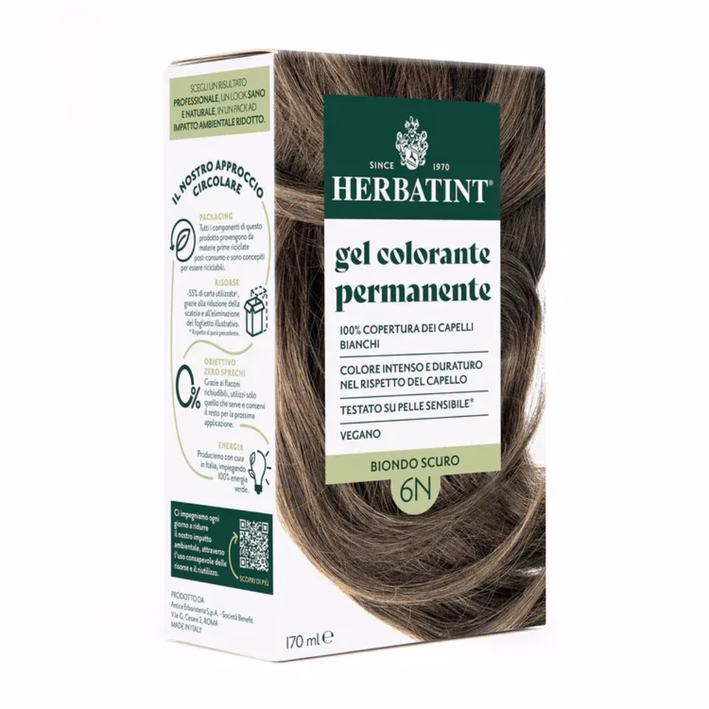 Herbatint Haircolor 6N Dark Blonde 135ml 1