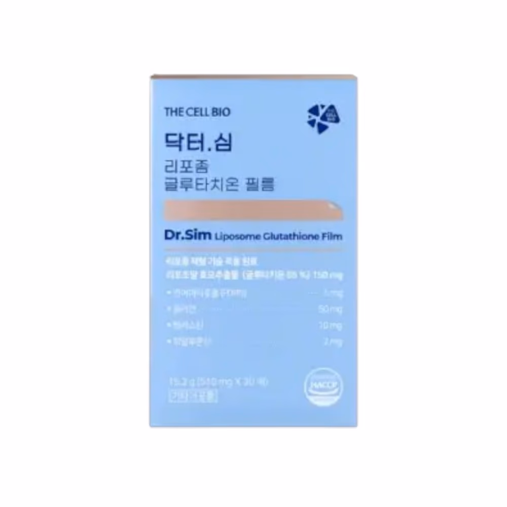 Dr. Sim 200 Liposome Glutathione White Film 15.3g(510mg X 30sheets)
