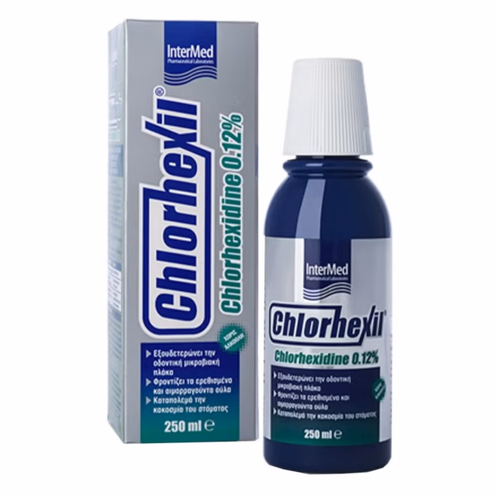 Chlorhexil 0.12% Mouthwash 250ml – Antiseptic Mouth Rinse for Gum & Oral Care 1