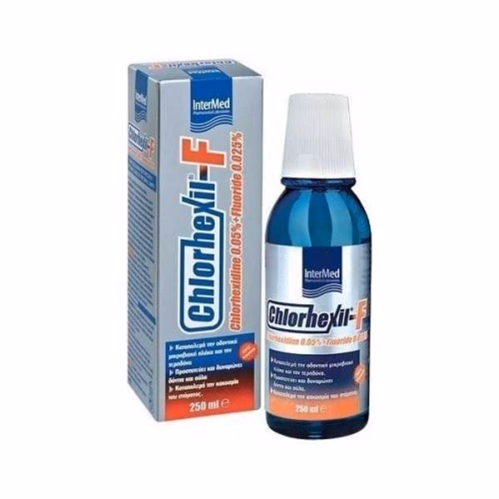 Chlorhexil-F Mouthwash 250ml – Fluoride Antiseptic Mouth Rinse for Daily Oral Care 1