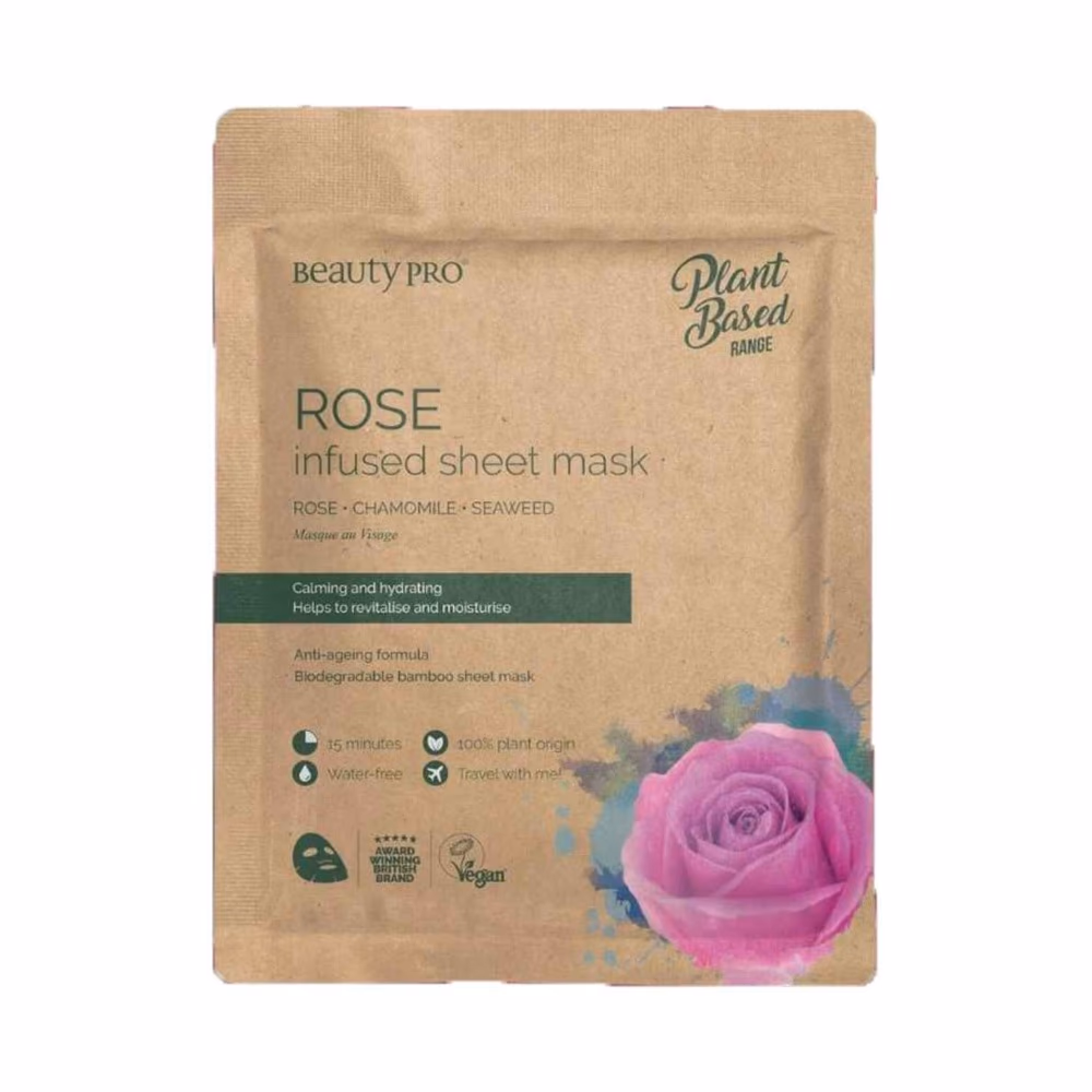 Beauty Pro Rose Infused Sheet Mask 22ml 1