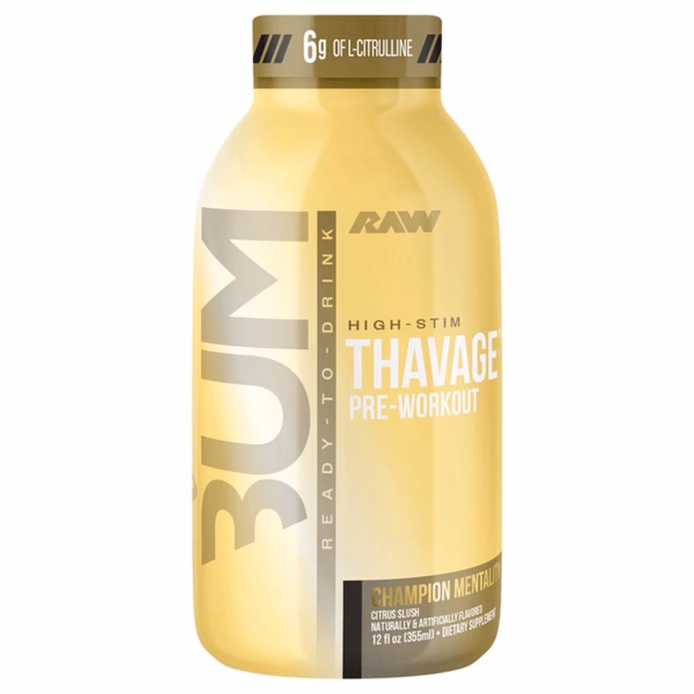 Raw Thavage Pre-Workout Champion Mentality 355ml 1