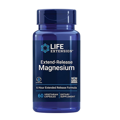  Life Extension Extended Release Magnesium 60 Vegetarian Capsules 1