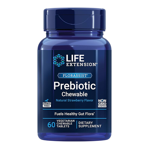 Life Extension Prebiotic Chewable 60 Tablets