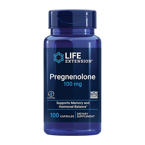 Life Extension Pregnenolone 100mg 100 Capsules