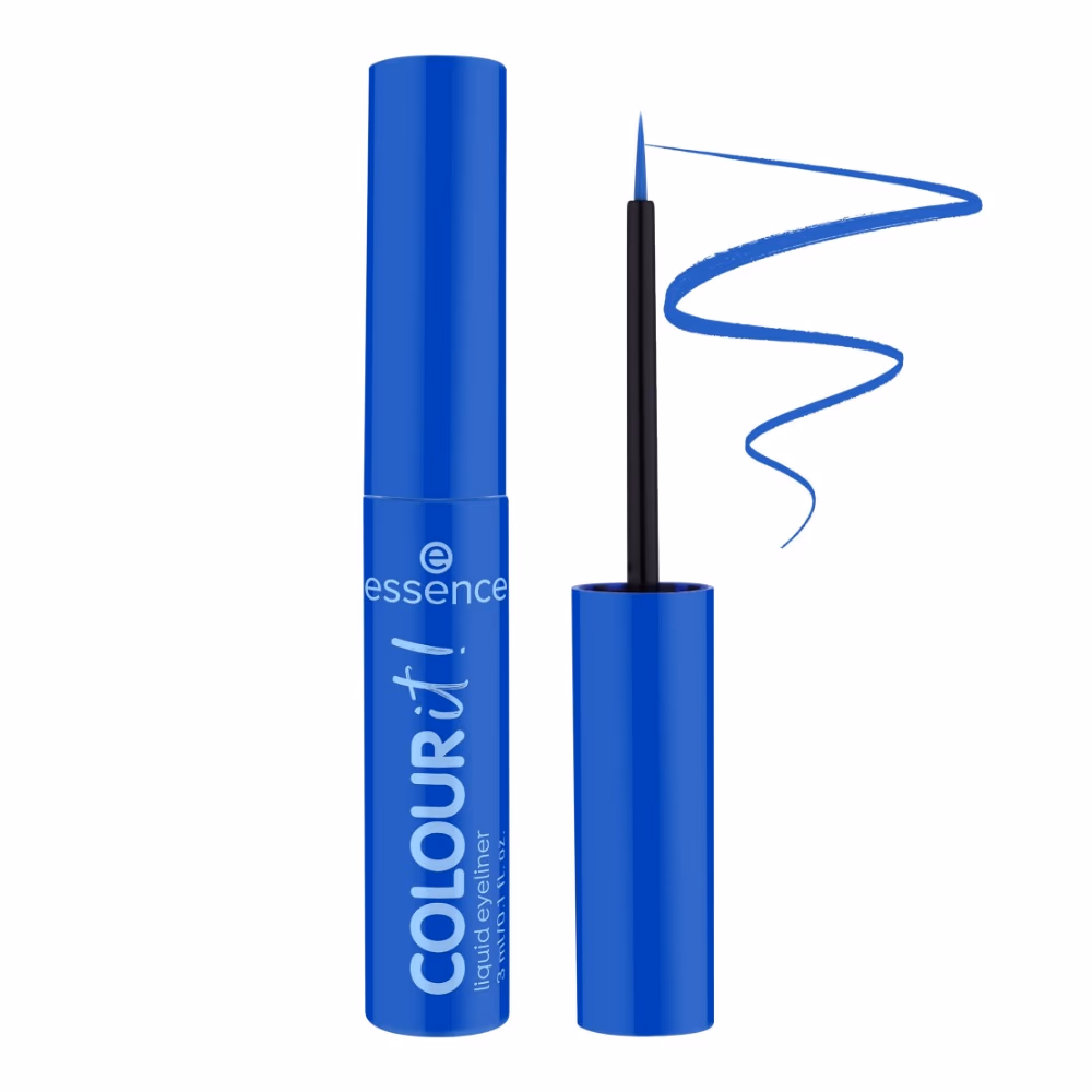 Essence Colour It! Liquid Eyeliner 01 Royal Blue – Precise Long Lasting Blue Eyeliner
