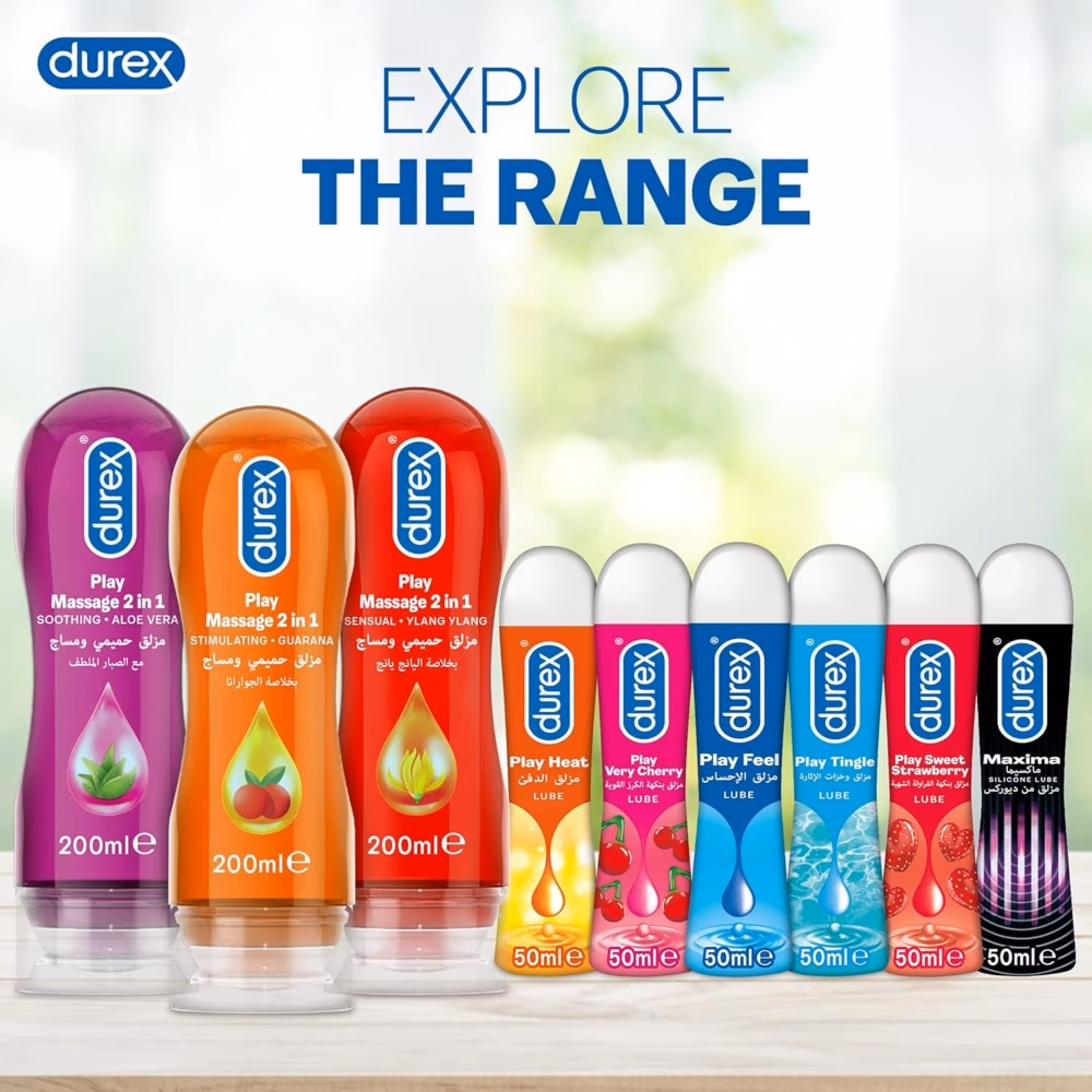 Durex Play 2 in 1 Massage Sensual Gel 200ml 4