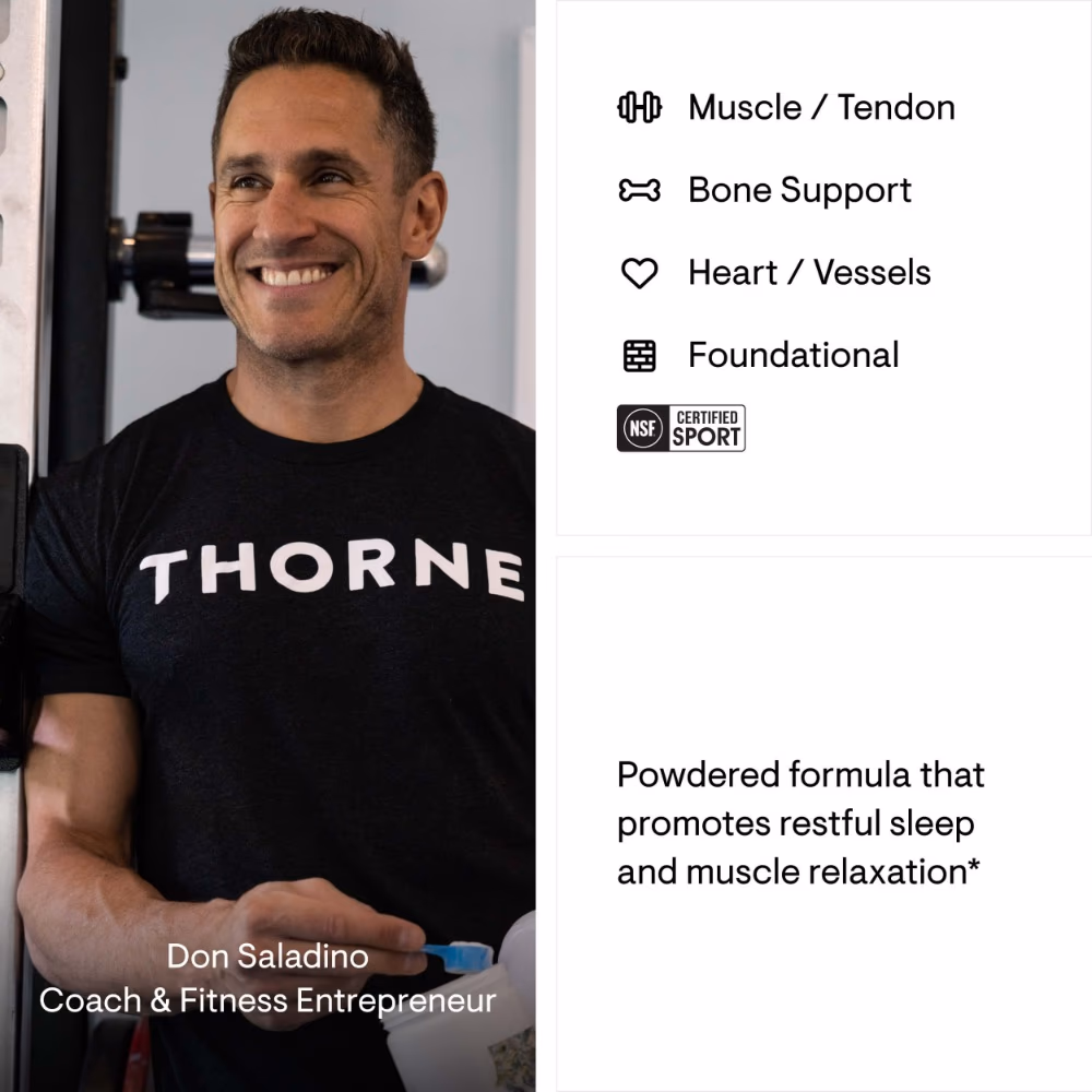 Thorne Magnesium Bisglycinate Powder – 187g 4