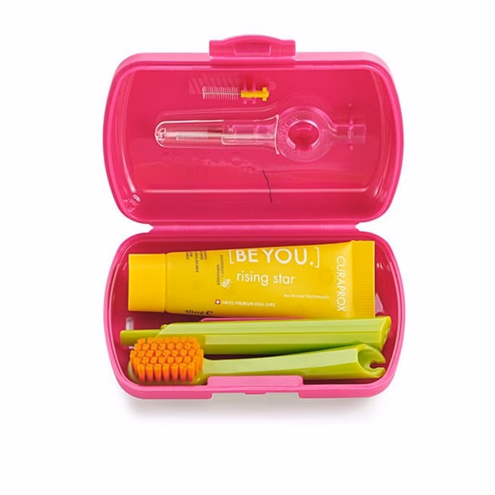 Curaprox Oral Care Travel Set Magenta 4