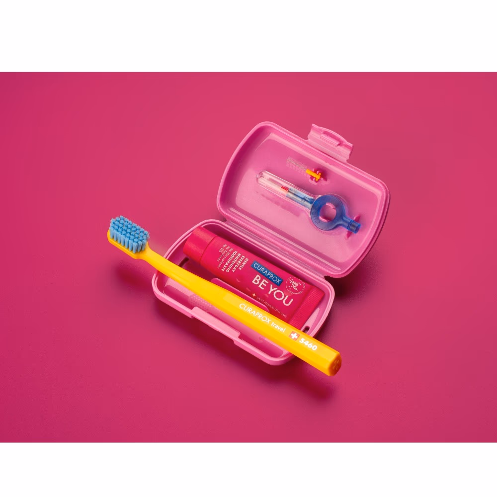 Curaprox Oral Care Travel Set Magenta 3