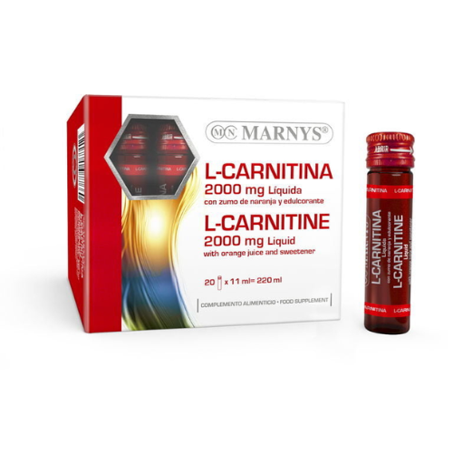 Marnys L-Carnitine Liquid 2000mg – 20 Vials