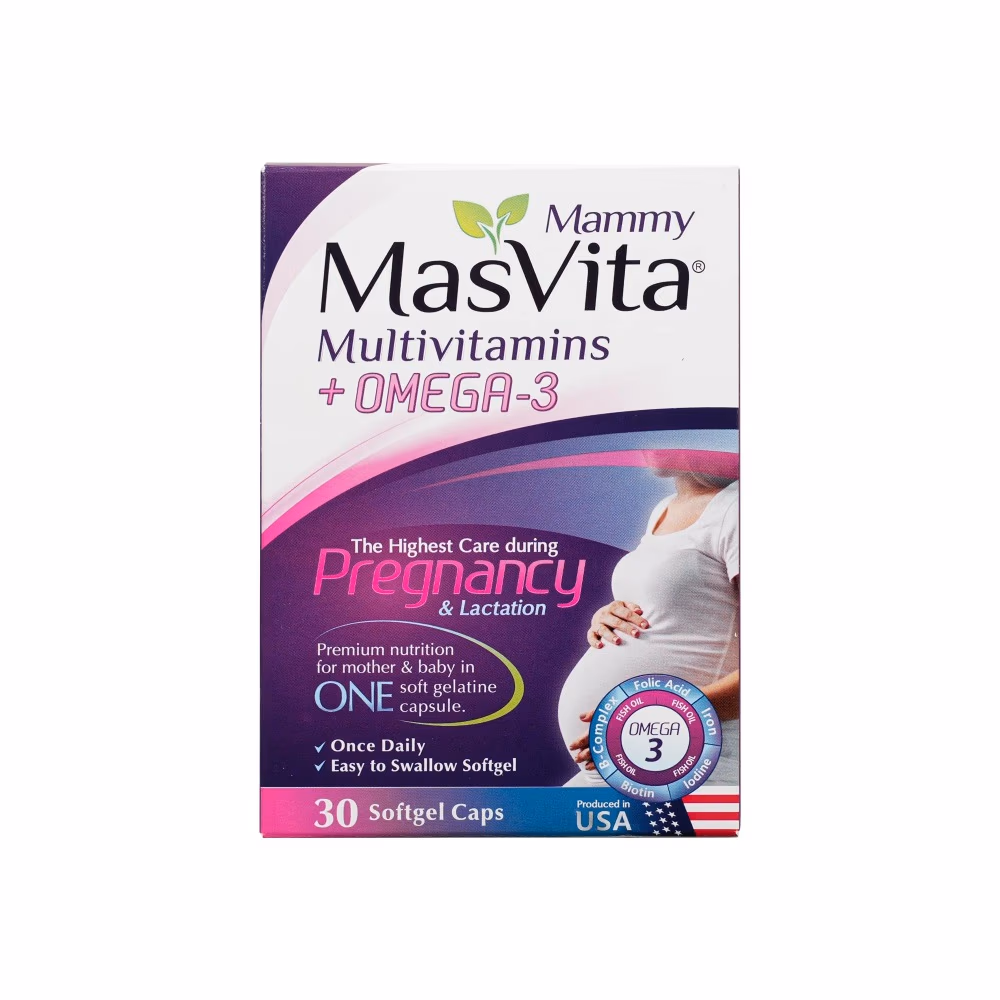 Mas Vita Mammy Multi-Vit + Omega Capsules 30s 1