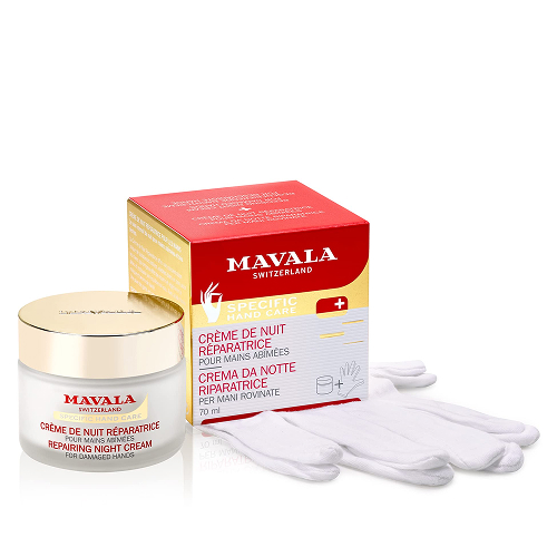Mavala Repairing Night Cream for Damaged Hands 70ml 1