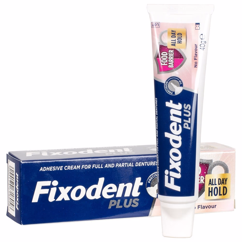 Fixodent Plus Denture Adhesive Cream 40g