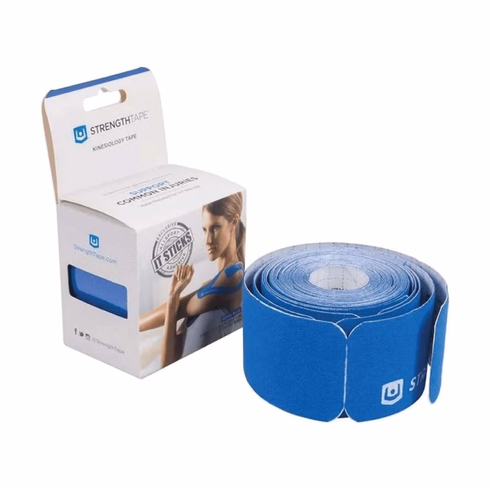 StrengthTape Kinesiology Royal Blue Strips – 20 Count