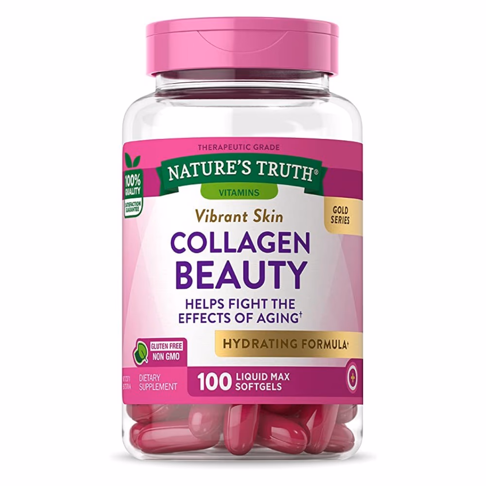 Natures Truth Vibrant Skin Collagen Beauty - 100 Softgels 1