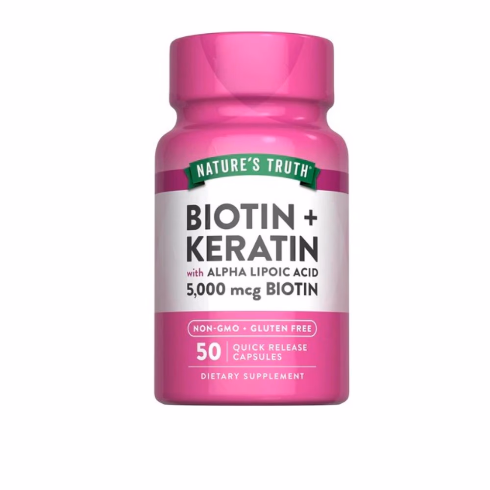 Nature's Truth Biotin + Keratin 50 Caps 1