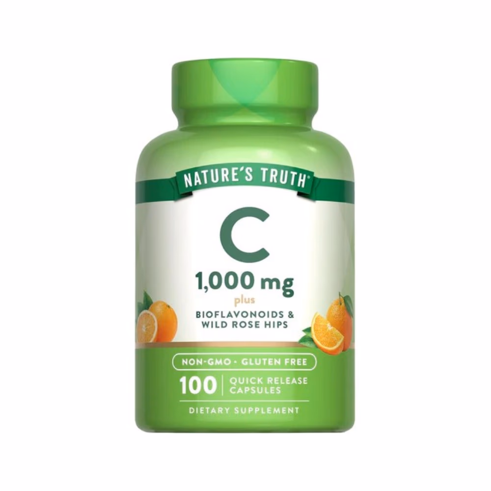 Nature's Truth C 1000mg Plus Rose Hips 100 Capsules 1