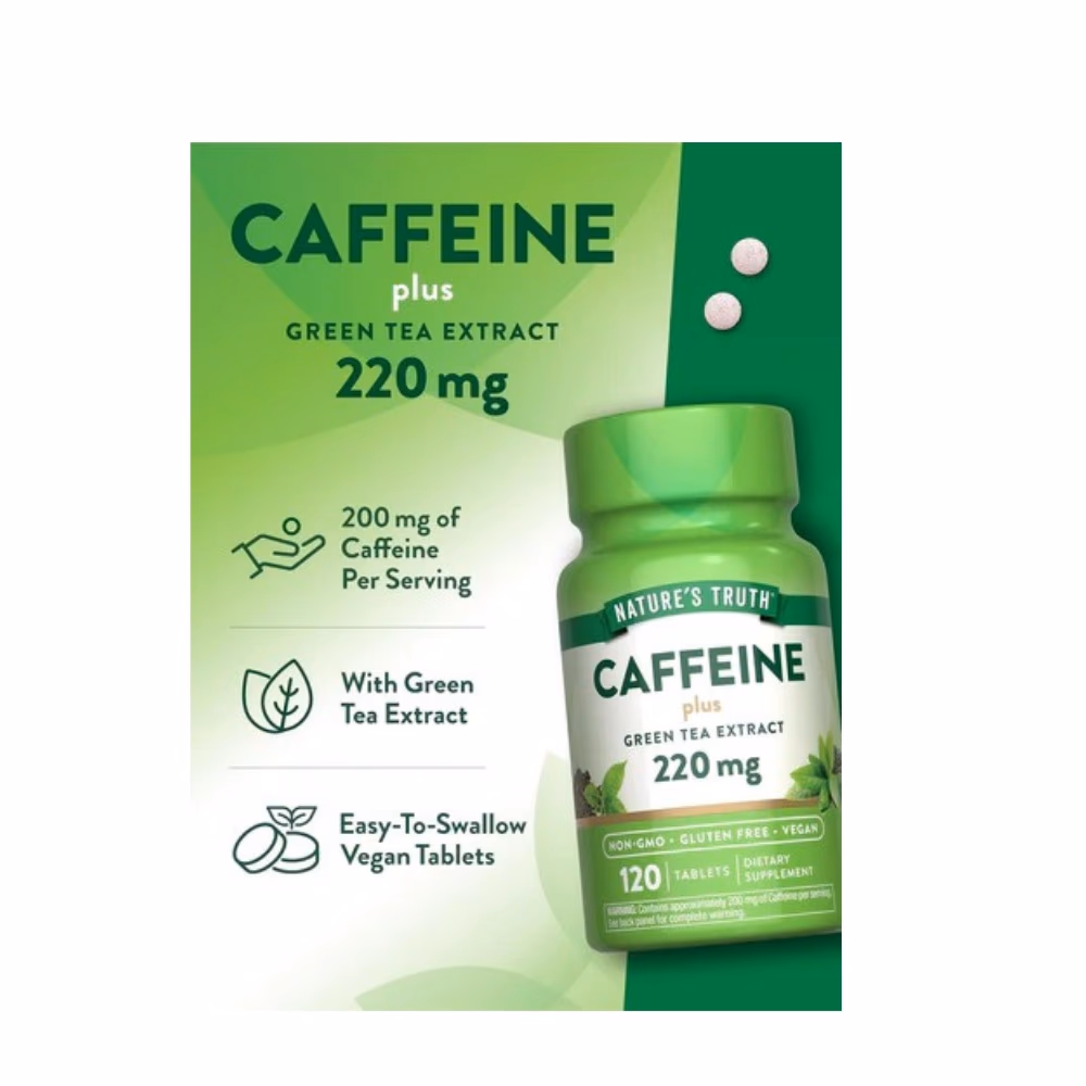 Nature's Truth Caffeine 220mg Tablet 120s 4