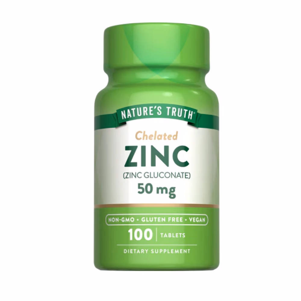 Nature's Truth Chelated Zinc 50mg - 100 Tabs 1