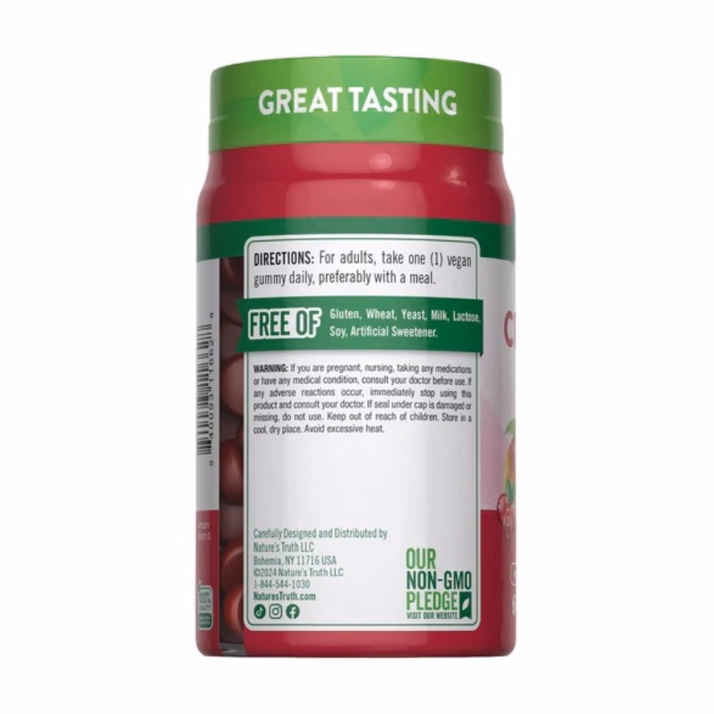 Nature's Truth Cleansing Cranberry Mango Gummies 60s 3