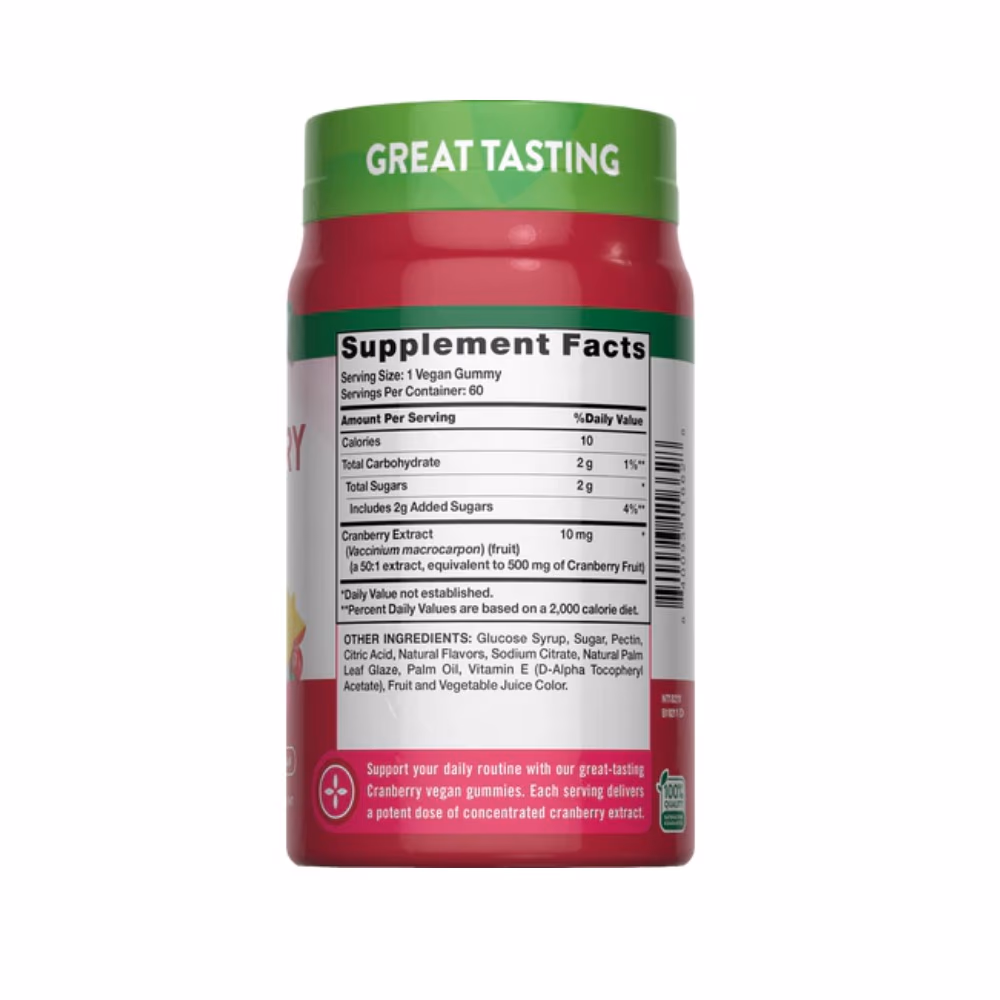 Nature's Truth Cleansing Cranberry Mango Gummies 60s 2