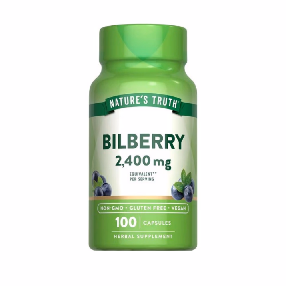 Nature's Truth Bilberry 2400mg V Capsule 100s 1