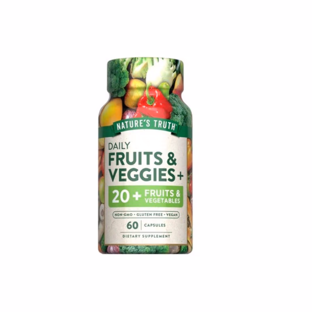 Nature's Truth Daily Fruits & Veggies+ 60 Veg Caps 1