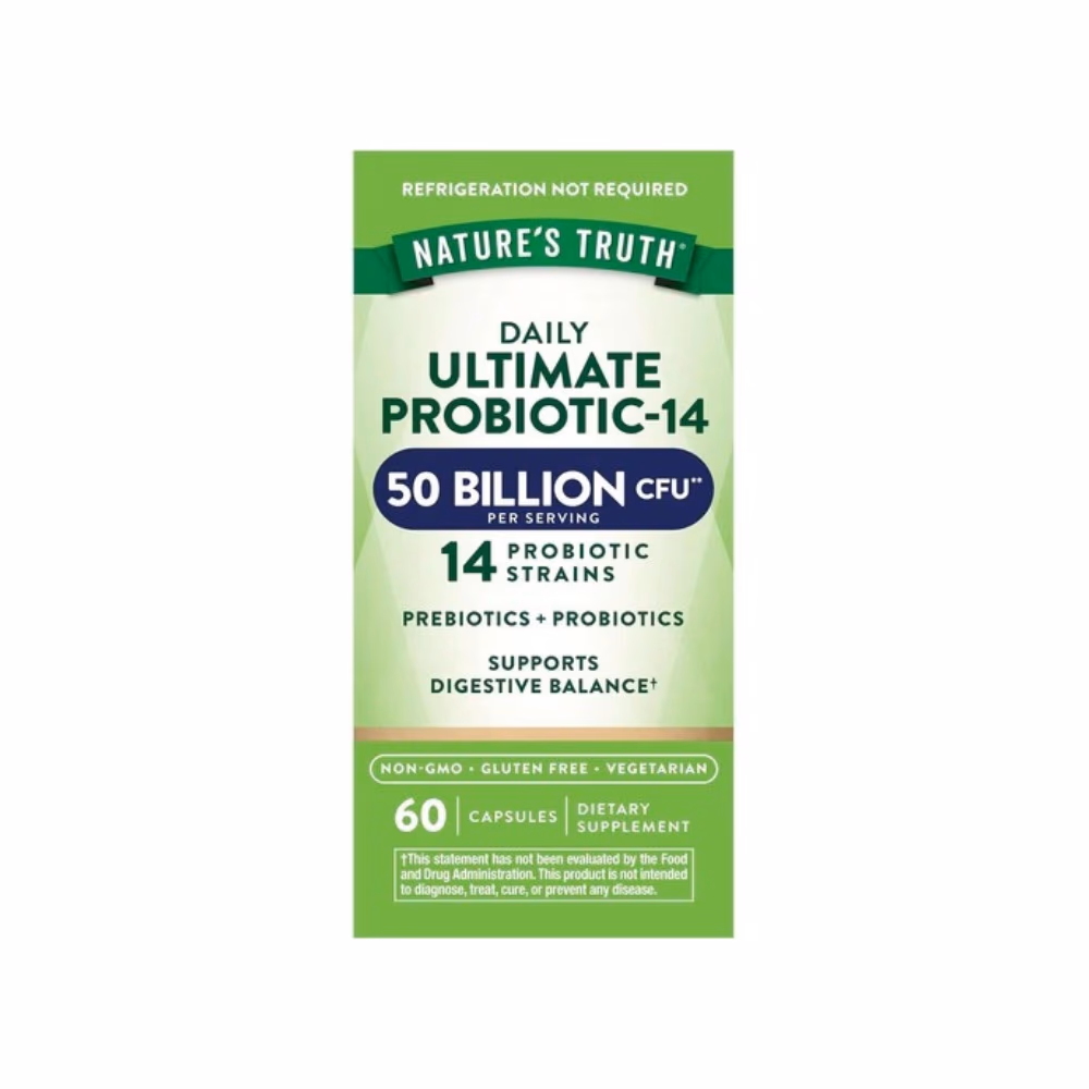 Nature's Truth Daily Ultimate Probiotic 50 Billion 60 Caps 1